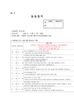 재가복지센터 160시간현장실습일지-13