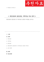 개인상담과 집단상담 및 가족치료의 공통점 차이점을 논하시오(A+리포트)-1