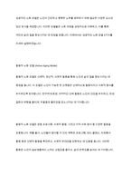 성공적인 노화모델 4가지를 제시하고, 성공적 노화에 대한 자신의 견해 기술-5