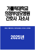 의정부성모병원 자소서 - 2025년 가톨릭대학교 의정부성모병원 간호사 자기소개서 의정부성모병원 간호사 자소서 의정부성모병원 신규간호사 지원동기 의정부성모병원 자기소개서-1