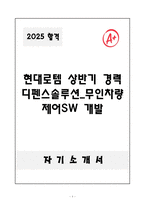 A+ 현대로템 상반기 경력 디펜스솔루션_무인차량 제어SW 개발 자기소개서-1