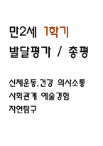 [만2세 1학기 발달평가/총평 12명] 만2세 1학기 신체운동,건강 의사소통 사회관계 예술경험 자연탐구 영역 발달평가 및 1학기 총평-1