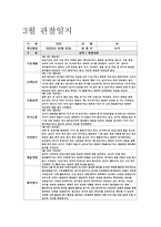 만2세 관찰일지 (10명 분량) 3, 4, 5월 총 3개월 분량-2