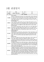 만2세 관찰일지 (10명 분량) 3, 4, 5월 총 3개월 분량-3