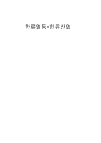 한류열풍=한류산업-1