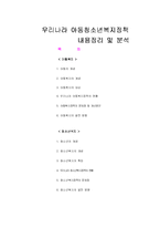 [우리나라 복지] 우리나라 아동청소년복지정책-1