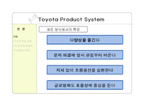 [품질경영] Toyota Product System(TPS)-12