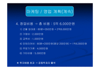 [사업계획서] 패밀리레스토랑 사업계획서-12