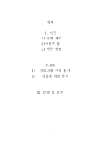 [매스컴] 연예인 짝짓기 프로그램 분석-2