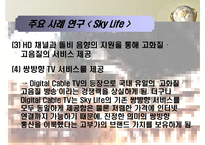 [MIS, 경영정보시스템] 위성방송, 위성 DMB업계의 경영사례 조사 -Sky Life를 중심으로-17