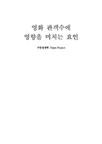 [계량경제학] 영화 관객수에 영향을 미치는 요인-1
