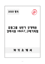 A+ 효림그룹 상반기 공개채용 경력사원 HMAT_구매기획팀 자기소개서-1