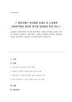 노동법과 사회복지법의 원리 엘리자베스 시대의 빈민법을 토대로 역사적 측면에서 설명 엘리자베스 시대의 빈민법과 현시대의 관련법의 특징 비교 공통점과 차이점-1