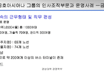 [인적자원관리] 금호아시아나 그룹의 인사조직과 운영사례-7
