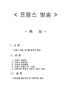 [신문방송] [방송편성] 프랑스 방송 편성에 관한 자료-1