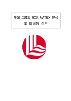 롯데그룹의 BCG MATRIX 분석 및 마케팅 전략-1