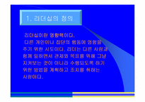 [조직관리]5가지 리더십 스타일에 관한 분석-3
