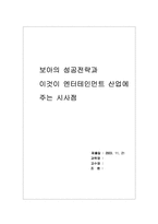 [마케팅분석]보아의 성공전략과 엔터테인먼트산업에 주는시사점-1
