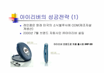 [중소기업성공사례] mp3 아이리버의 성공전략-4