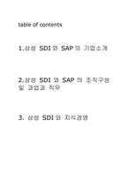 [지식경영] 삼성SDI와 SAP의 지식경영 평가-1