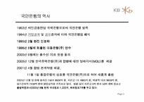 [전략경영] 국민은행 경영전략 분석-3