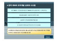 [조직관리] 한국 IBM의 구조조정과 조직개발-19