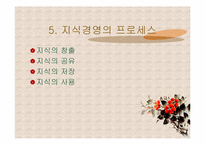 [지식경영] 지식경영에 대하여-7
