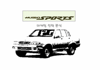 [마케팅]무쏘스포츠의 마케팅전략 분석-1