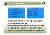 [모바일 비즈니스] 유선 사업자(KT, 하나로)의 무선인터넷 서비스 전략-7