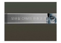 [인터넷비즈니스] 모바일 CRM의 현황과 전망-1