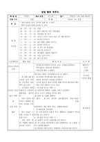 [유아교육] 일일활동계획안(하늘에 사는 동물).-1