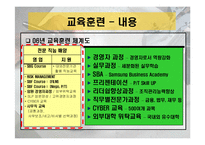 [인사관리] 삼성물산의 교육훈련 현황과 발전방향 -상사분야를 중심으로-8