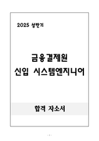 A+ 2025 상반기 금융결제원 신입 시스템엔지니어 자기소개서-1