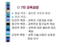 [교육과정 및 평가] 과학과 7차교육과정-7