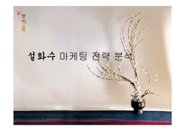[마케팅] 설화수 마케팅 전략 분석(A+레포트)★★★★★-1