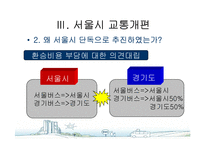 [도시행정] 서울시 대중교통개편과 광역행정(A+레포트)★★★★★-6