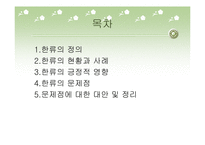 한류열풍의 현재, 문제점, 대안-2