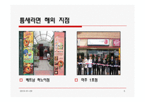 [외식경영] 틈새라면 분석-5