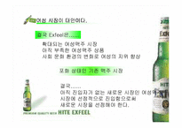 [마케팅전략분석]HITE맥주 엑스필(EXFEEL)의 재포지셔닝전략 방안-8