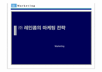 [마케팅전략] ㈜ 레인콤의 마케팅전략 - MP3 아이리버-1