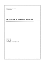 [조직행위론] GM대우 합병 후, 사원정책의 변화와 영향-1