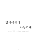 [범죄학] 범죄 사회학 이론을 통한 아동학대-7