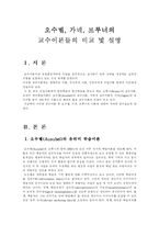 [교수학습이론] 오수벨, 가네, 브루너의 교수이론들을 비교, 설명-1