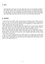 [정보시스템] ERP시스템에 대해서-3