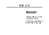 [마케팅조사] [마케팅]사례조사_CJ주식회사 햇반의 마케팅전략분석 및 제안(A+리포트)-3