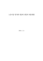 [노동과사회]노동시장 양극화현상의 원인과 대응방향(A+리포트)-1