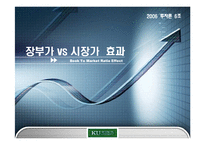 [투자론] 장부가 vs 시장가 효과-1