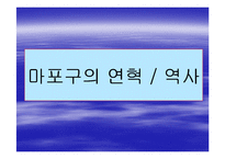 [도시행정론] 마포구도시행정론-3
