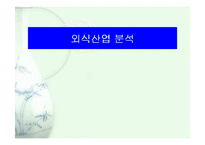 [외식경영] 외식산업 분석-1