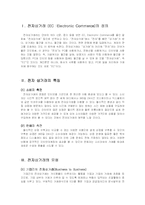 [전자상거래] 전자상거래의 성공 사례-1